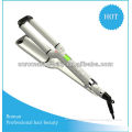 Professional LCD ceramic Triple deep waver hair curler